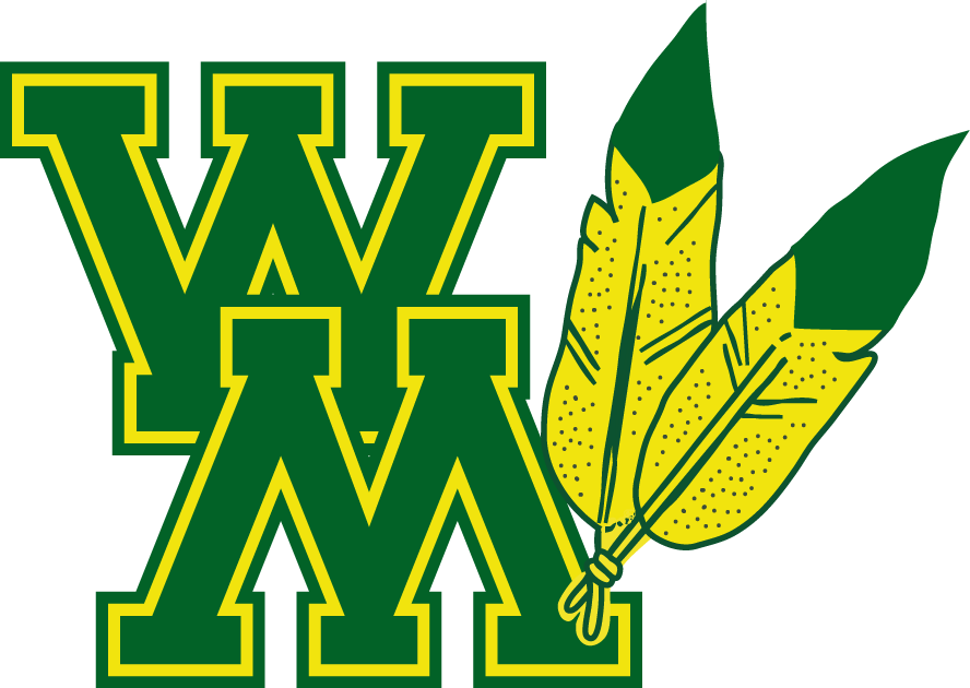 William and Mary Tribe 1974-2003 Primary Logo iron on paper